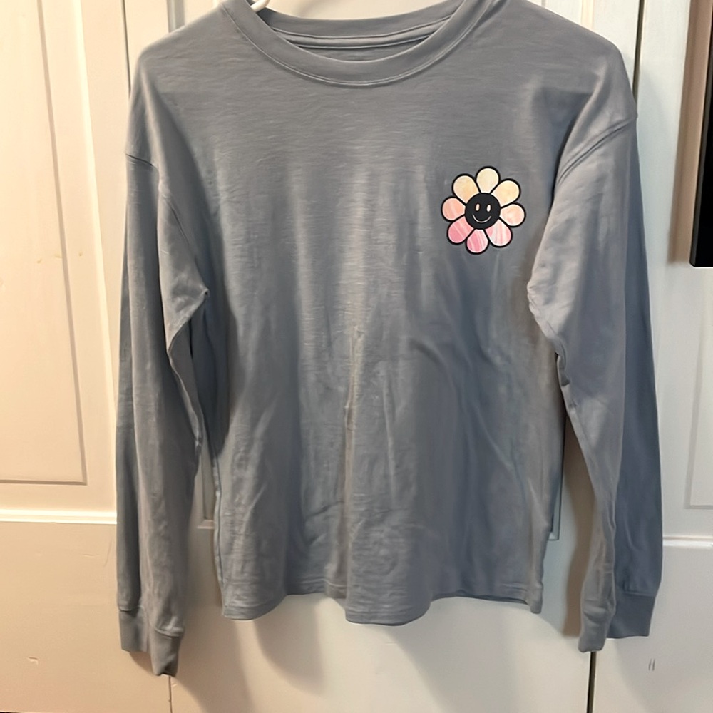 Kids cute blue long sleeve